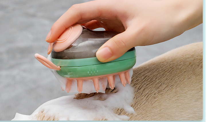 🐶 2-in-1 Pet Massage Bath Brush