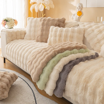 ⛄️ Wavy Sofa Cover with Ultra-Soft Coating [Super Stretchy]