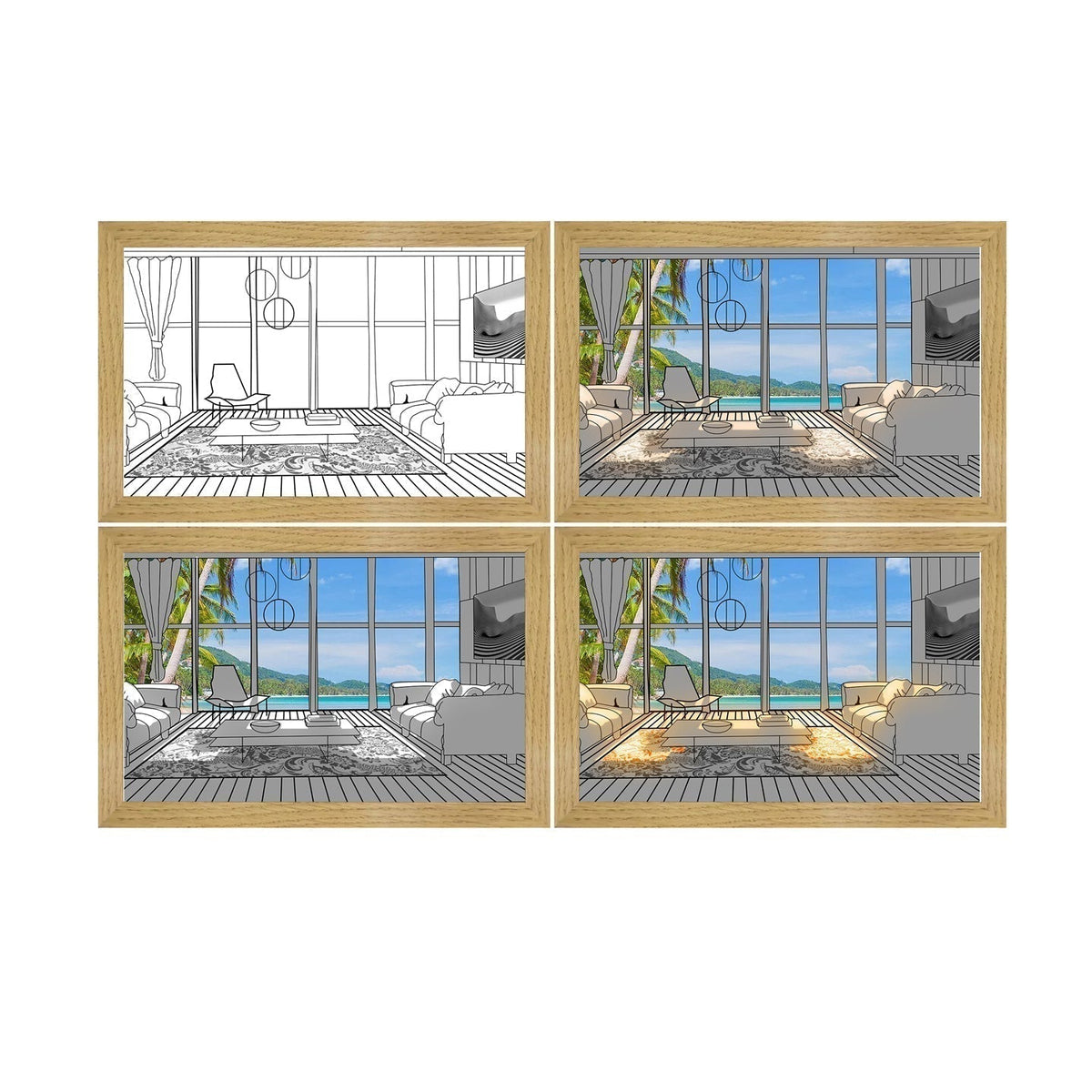 🖼 Colorable LED Light-Up Picture